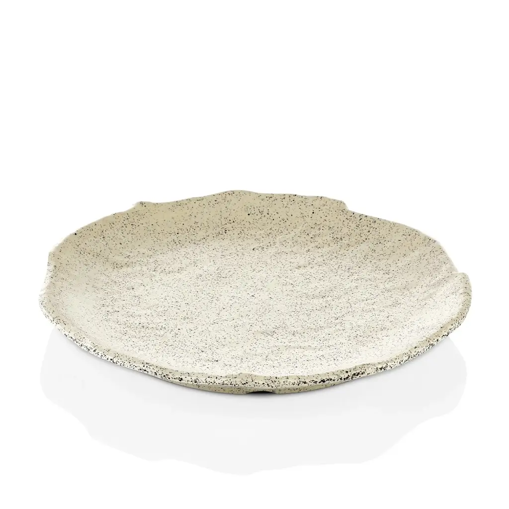 Plato llano melamina Granito beige 28 cm