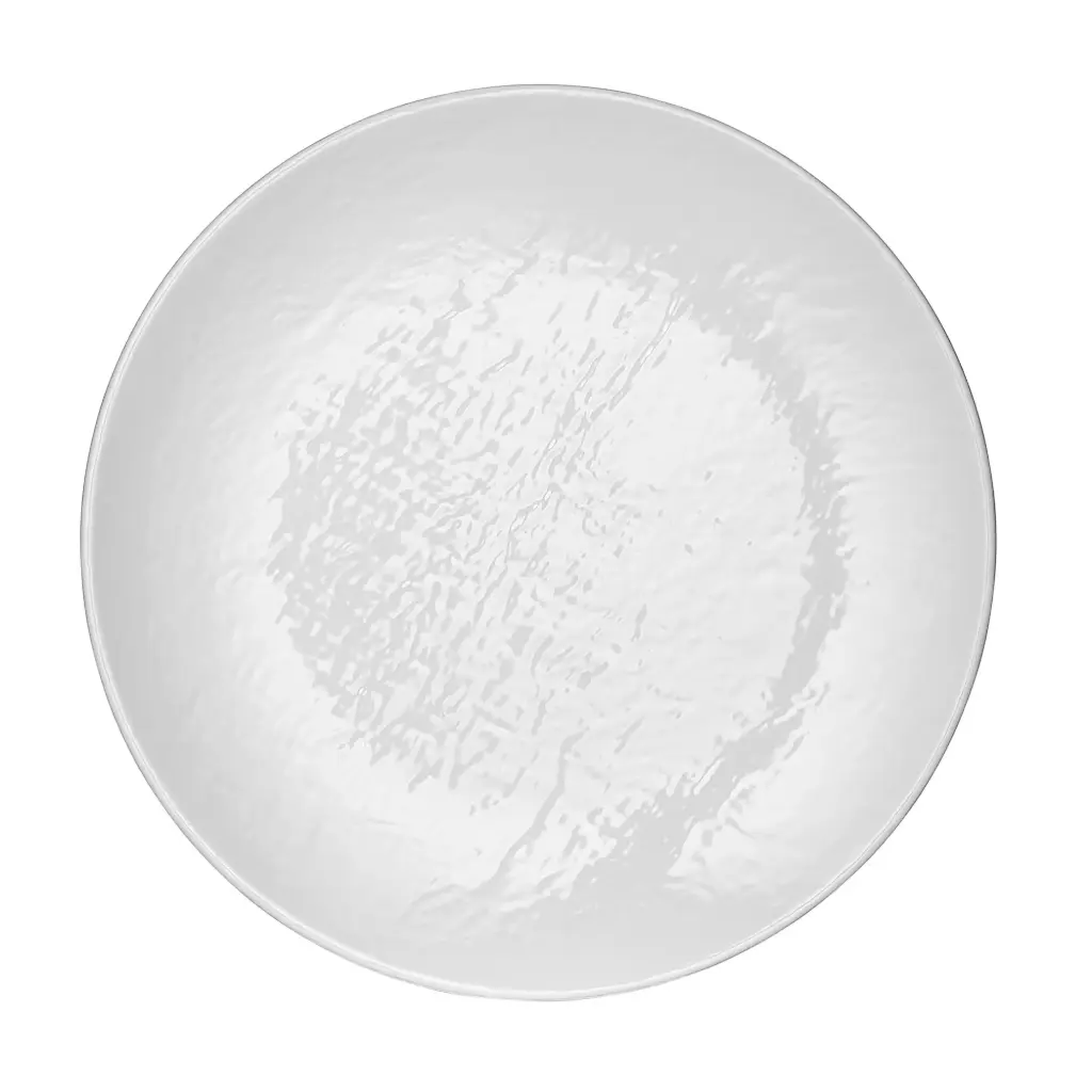 Plato llano melamina Tilda blanco 26 cm
