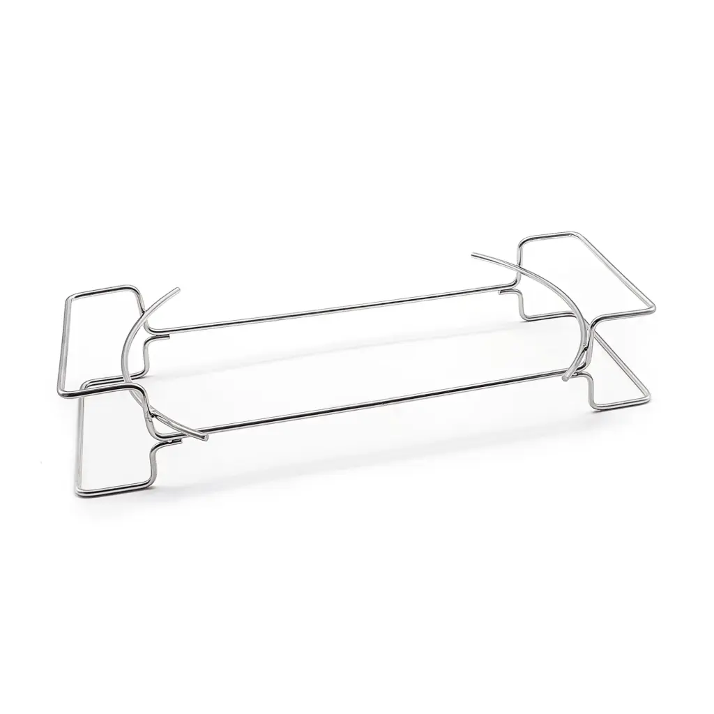 Soporte plato llama redondo de acero inoxidable 29 cm