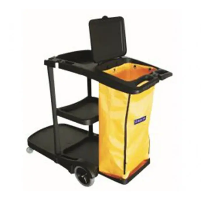 CARRO CAMARERA NEGRO CON BOLSA