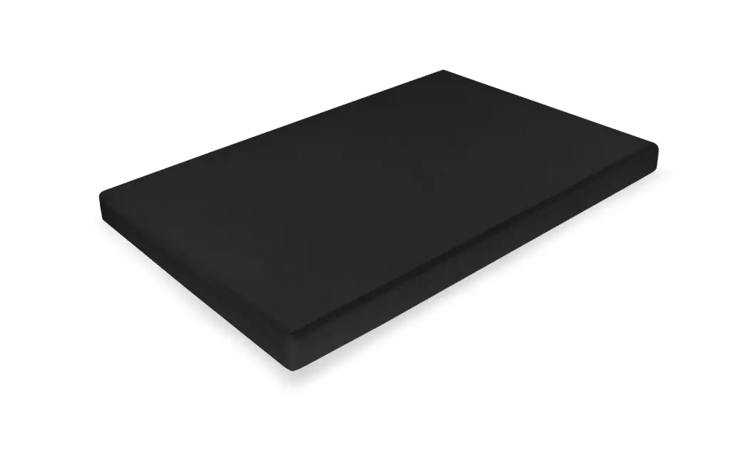 Tabla Fibra Negra 60X40X4 Cm.
