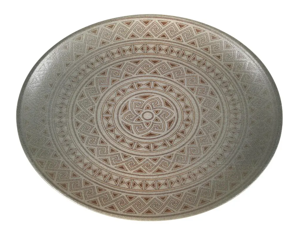 Fuente oval Damasquino 36x28 cm
