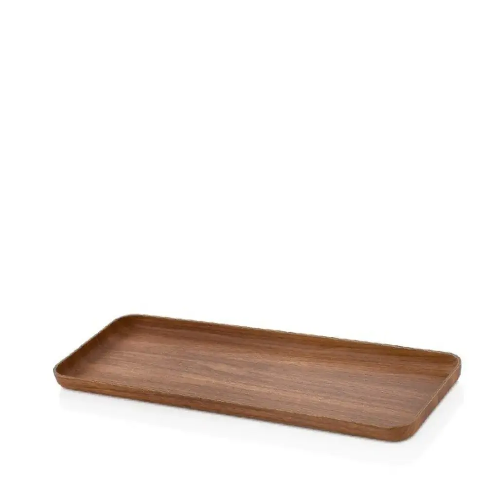 Fuente rectangular madera PS 24x11 cm