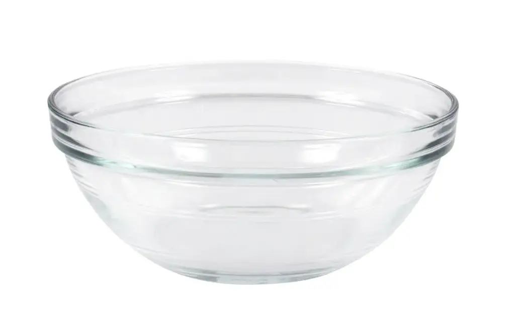 Ensaladera apilable vidrio 17 cm