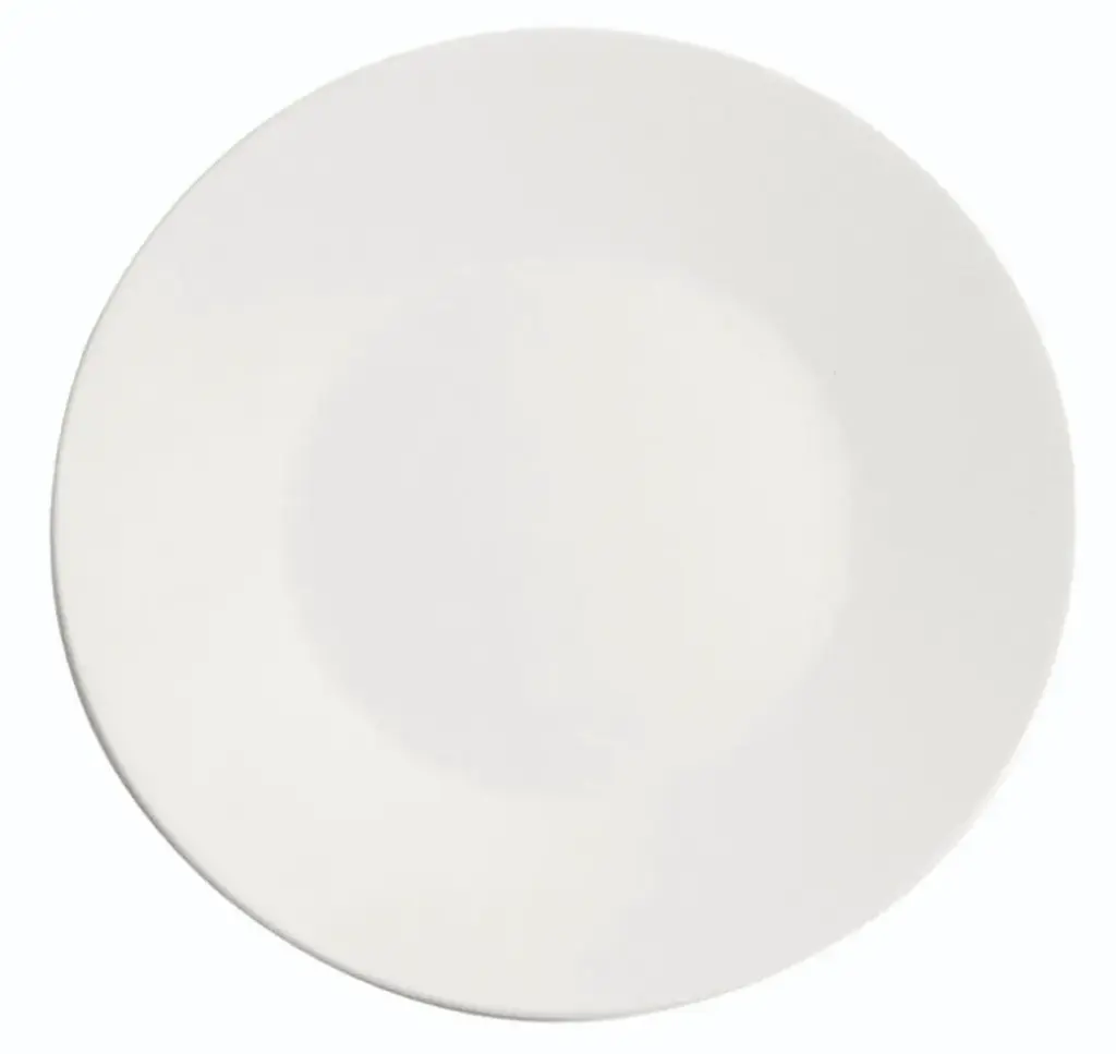 Plato llano The Reserve Stonware blanco 25x2,7 cm