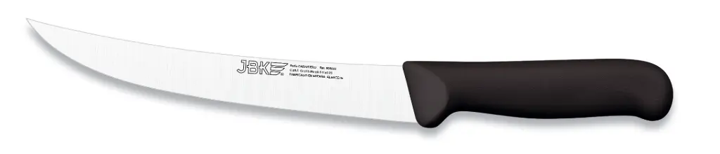 Cuchillo deshuesar curvo negro 20 cm