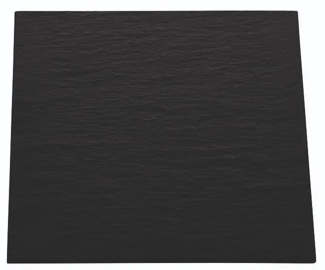 Plato pizarra Africa negro 15x15x0,6 cm