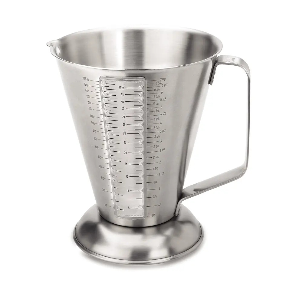 Jarra medidora de acero inoxidable con Ventana 1,6 l