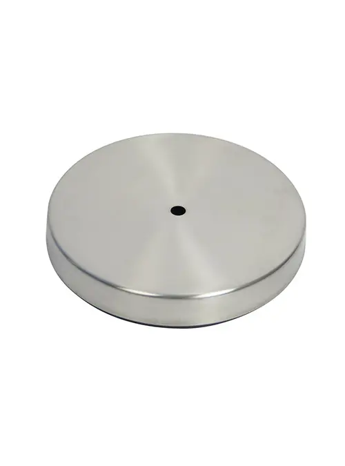 Base cenicero pie de acero inoxidable