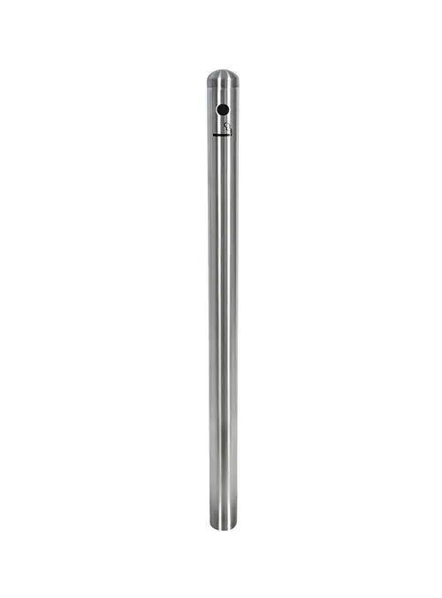 Cenicero pie de acero inoxidable sin base 1 m