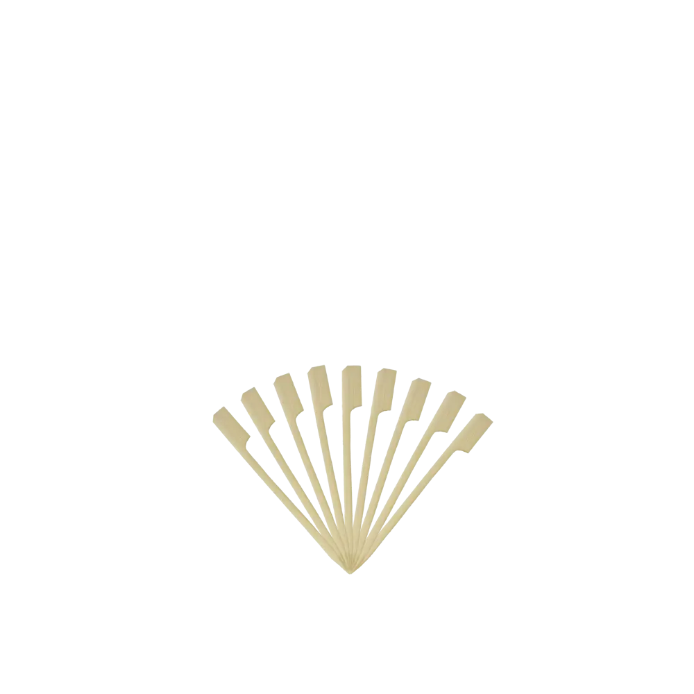 Brocheta bambú 9 cm 100 unidades