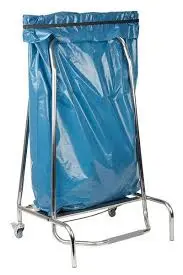 Soporte Bosas Basura Inox. C/Pedal 59X43X96 Cm.