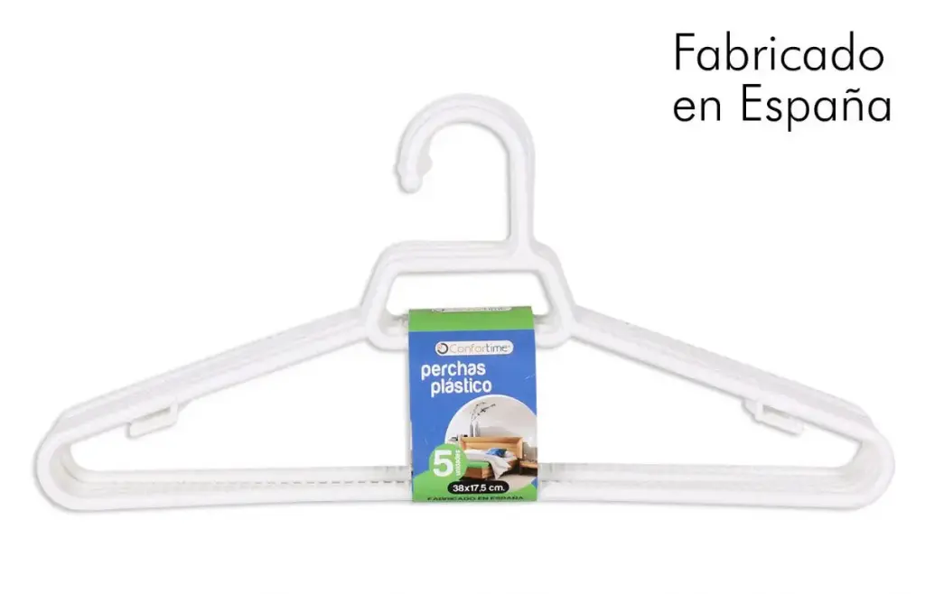 Percha Plastica Leo Set 8 Unidades