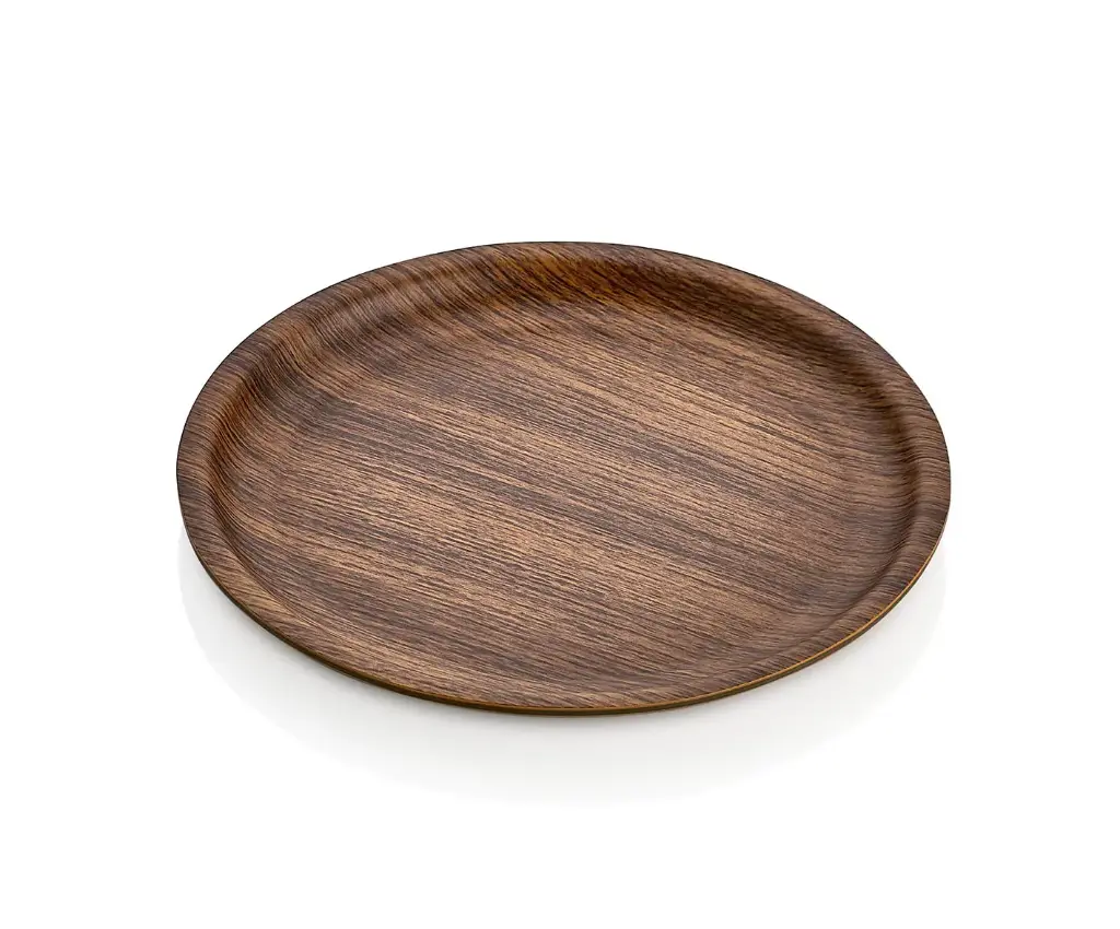 Plato redondo madera PS 19 cm