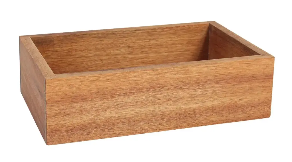 Caja madera acacia GN 1/4 75