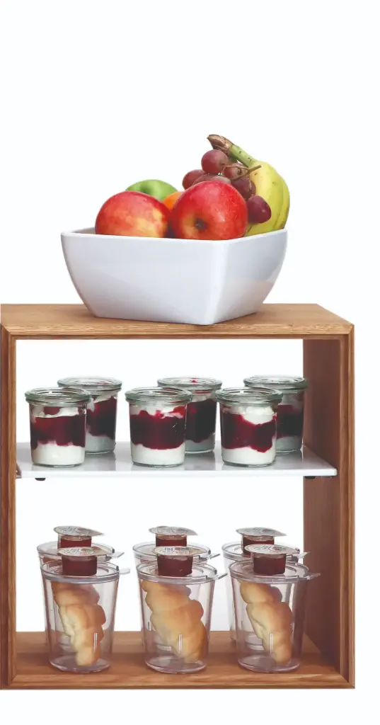 Soporte buffet madera Oak 35,5x19x37 cm