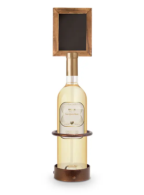 Expositor pizarra 1 botella