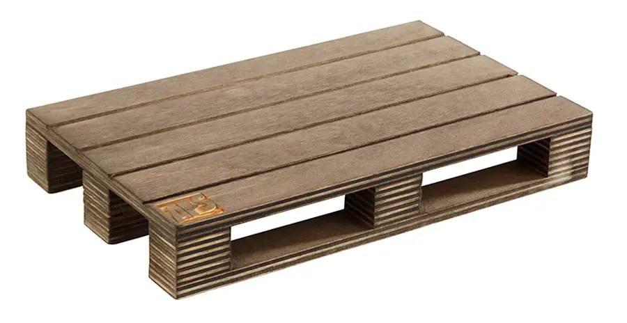 Palet degustación madera 20x12 cm