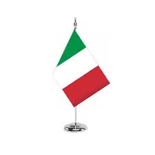 Bandera Sobremesa Italia 15x10 cm.                               