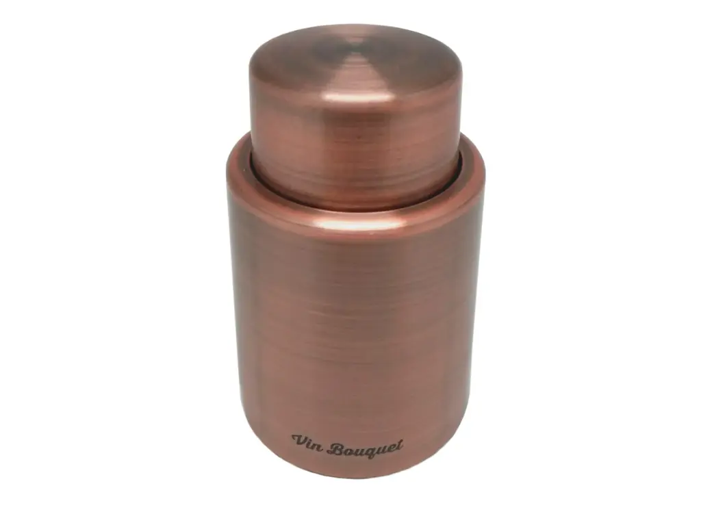 Tapon Vacio Con Bomba Vintage Cobre