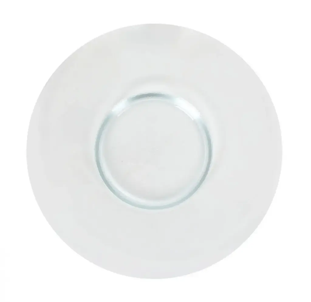 Plato degustación Mayi transparente 28x1,5 cm