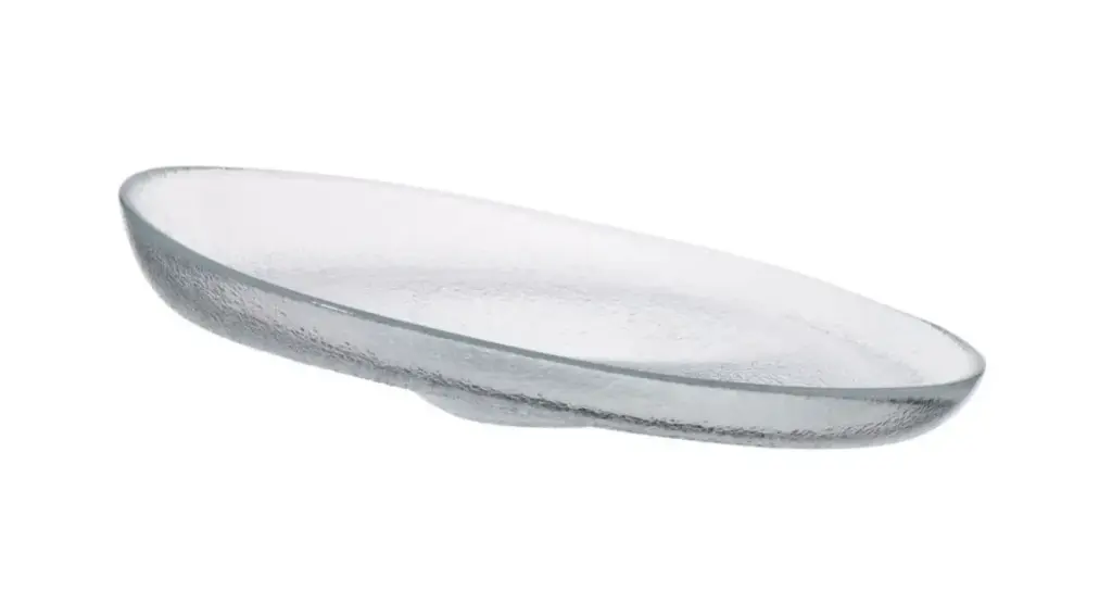 Plato degustación Oppidum transparente 21x6 cm