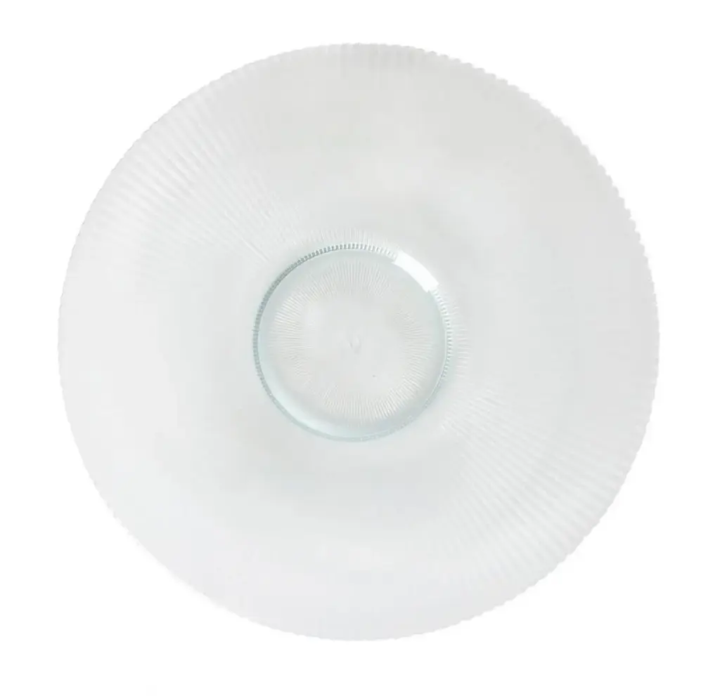 Plato degustación Siddi transparente 31x3 cm