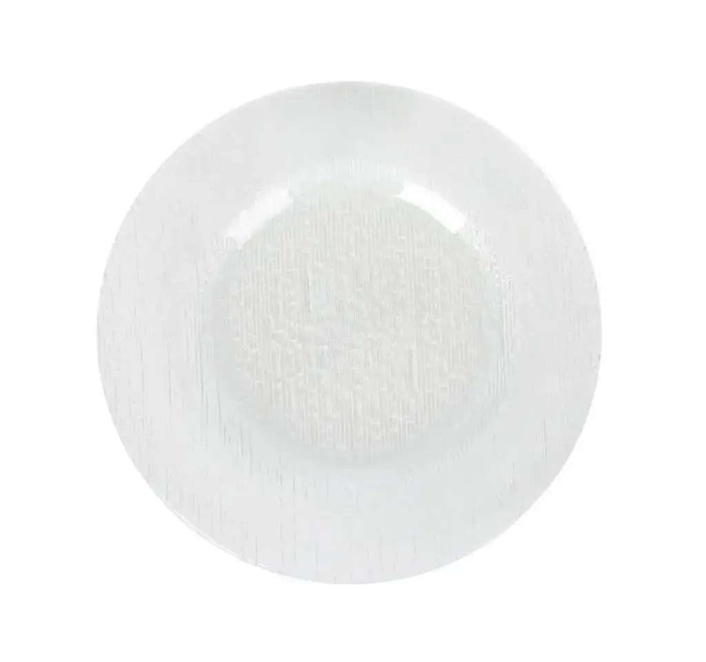 Plato pan Beijing transparente 15x1,5 cm