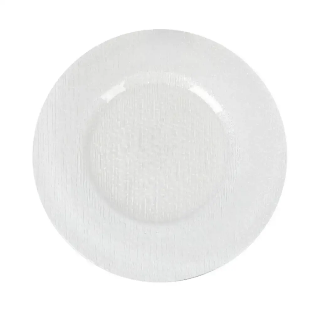 Plato postre Beijing transparente 21x2 cm