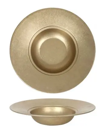 Plato Pasta Vintage Dorado 26X5.6 Cm.