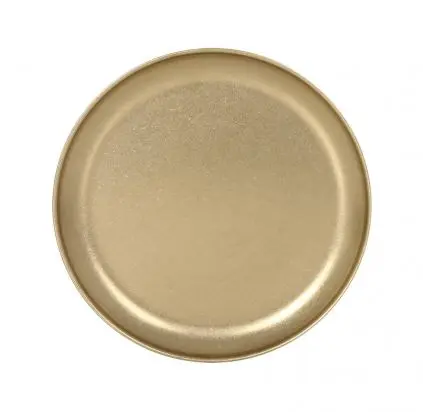 Plato Llano Vintage Dorado 23 Cm.