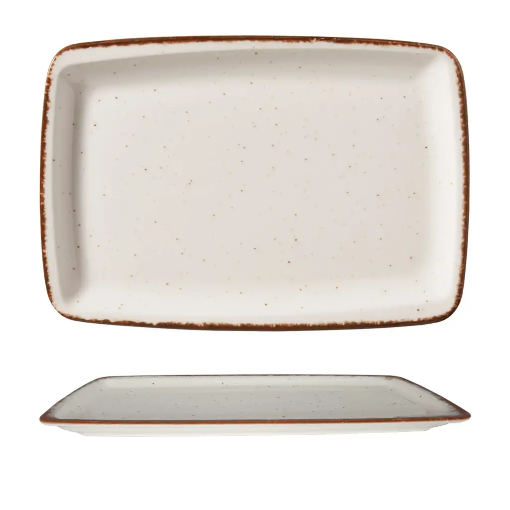 Fuente rectangular Eo Side 37x25 cm