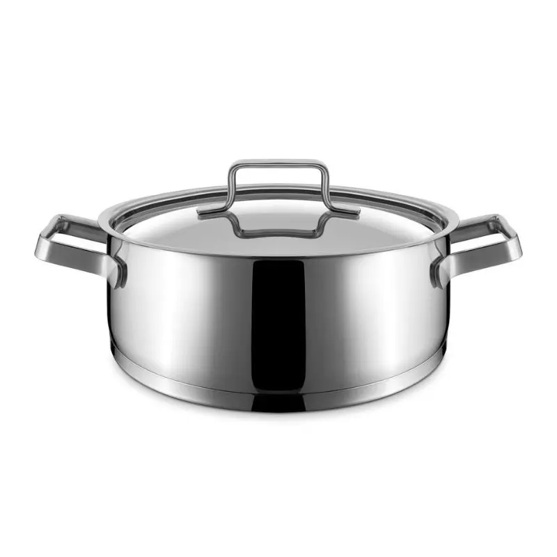 Cacerola Baja First Sin Tapa Inox. 36X14 Cm. 14.2 L. 