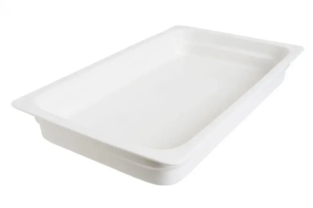 Fuente GN porcelana blanca 1/1 65