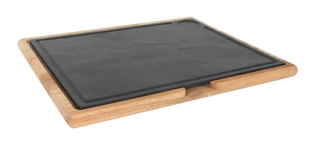 Fuente Hierro Fundido Base Madera 39X29 Cm.