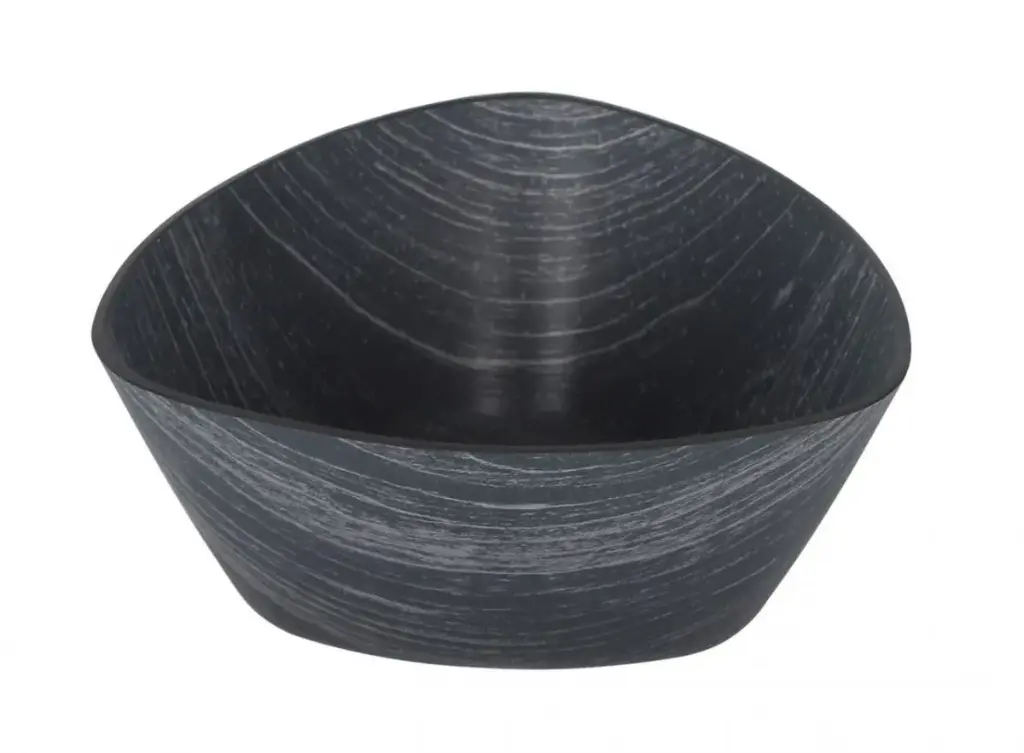 Bol Triangular Ps. Negro 10X10X4,5 Cm.