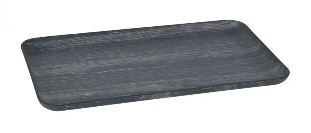 Fuente Rectangular Ps. Negra 33X25X1,5 Cm.
