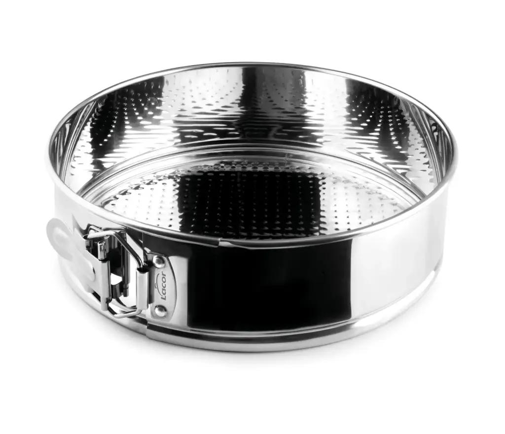 Molde tarta desmontable inox. 22x6,5 cm. 2,5 l.