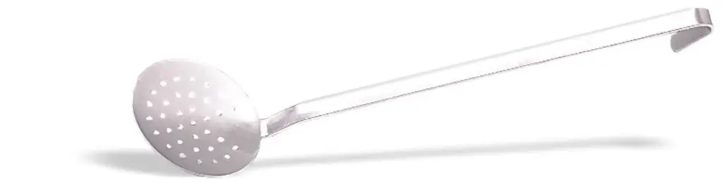 Espumadera monobloc de acero inoxidable 18 cm