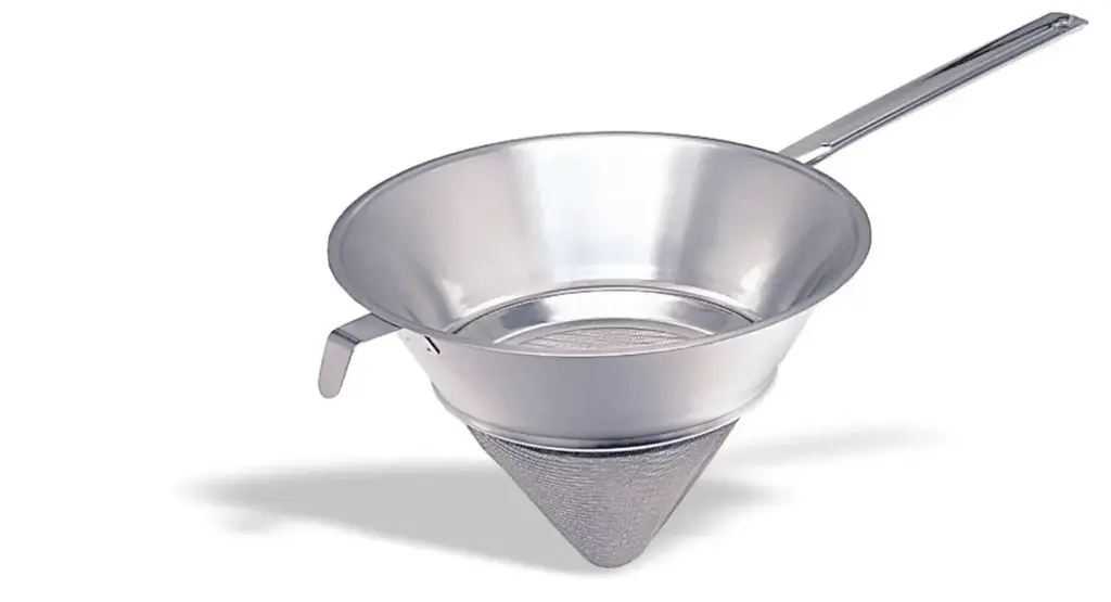 Colador Chino Malla Inox. 24 Cm.