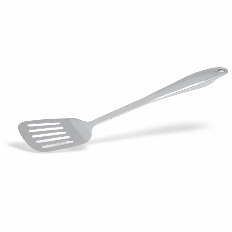 Espátula buffet mango anatómico de acero inoxidable 37 cm