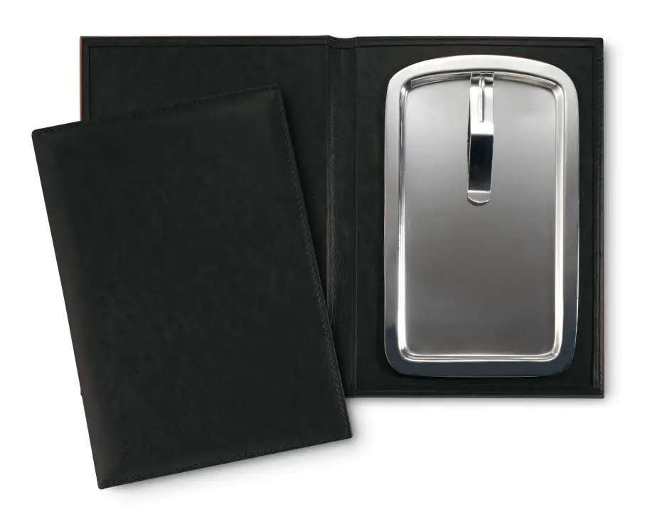 Bandeja cambio de acero inoxidable con pinza Funda negra