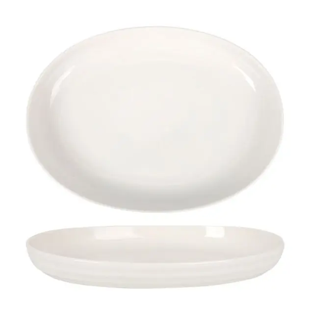 Fuente oval Aljarafe 31x23x4 cm