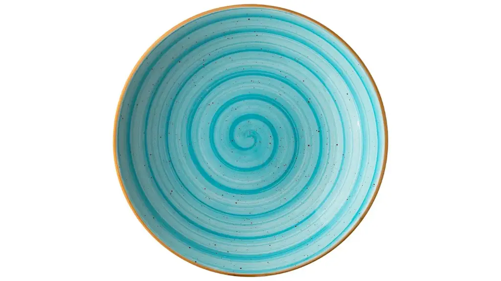 ZZ26 Ensaladera Gourmet  Aqua 28X5 Cm.