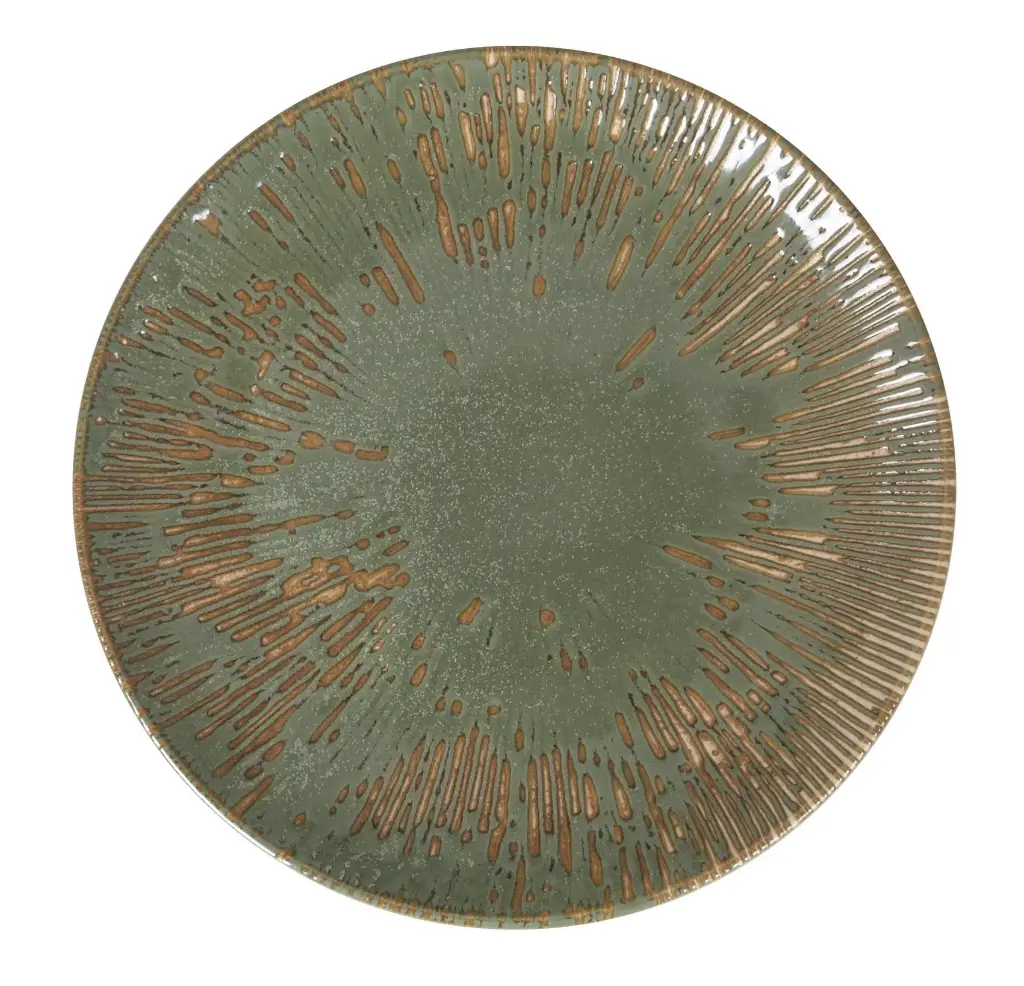 Plato llano gourmet Barroco II 27x2,5 cm