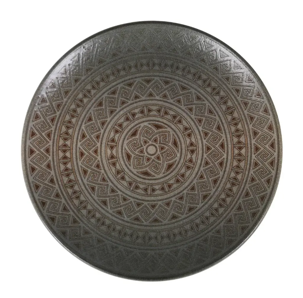 Plato Llano Gourmet  Damasquino 25 Cm.