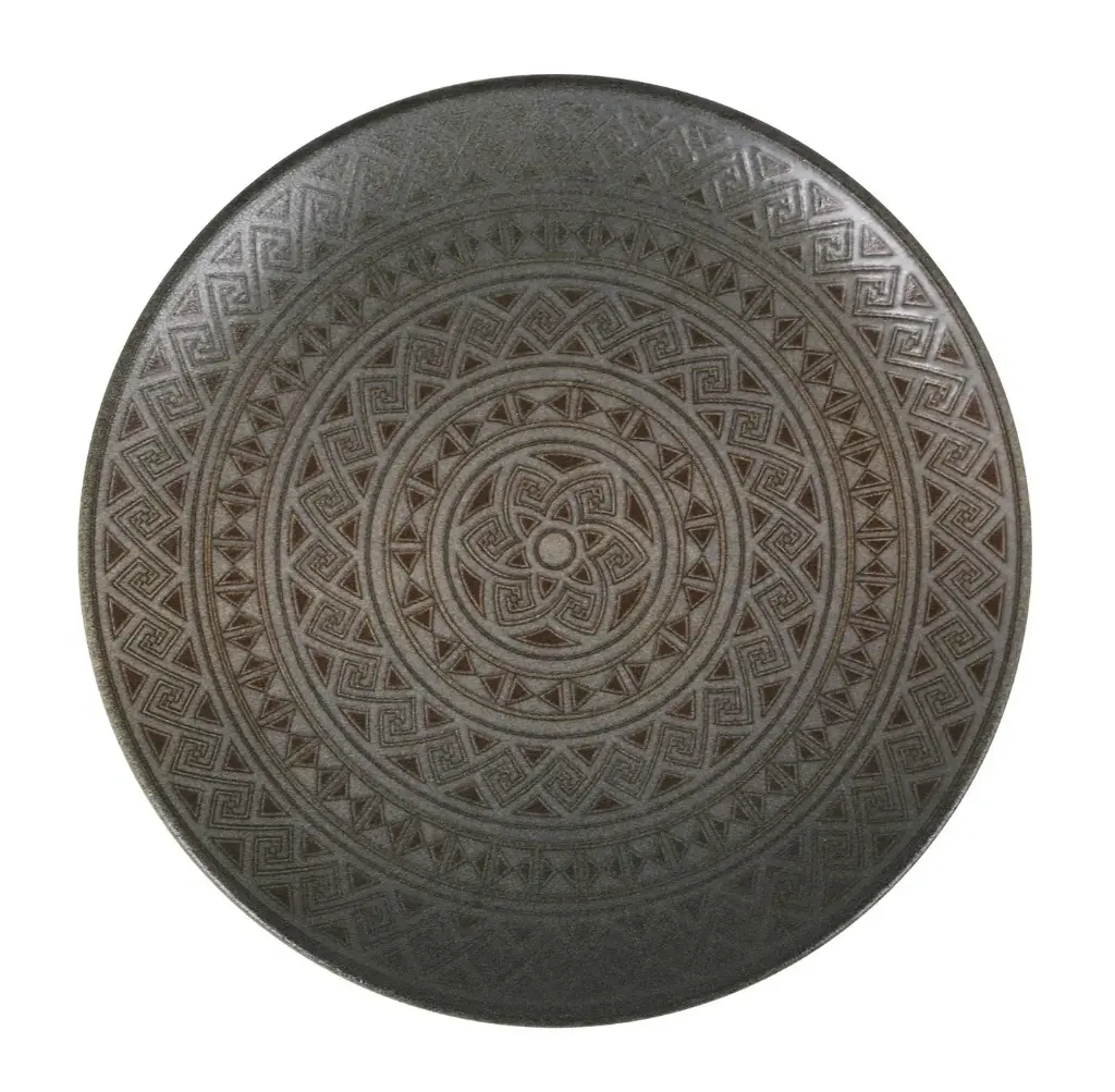 Plato postre gourmet Damasquino 21 cm