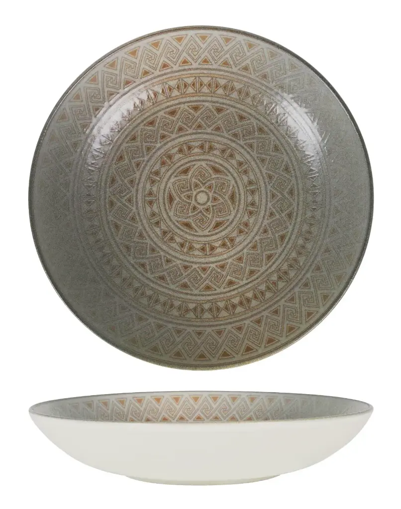 Plato hondo gourmet Damasquino 23 cm