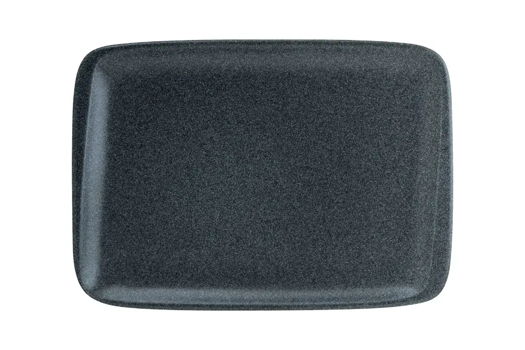 Fuente rectangular Graphite 23x16 cm