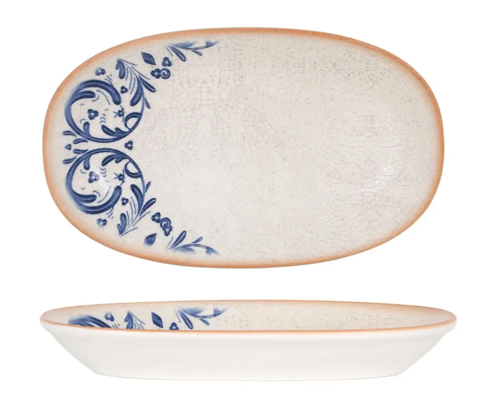 Fuente oval gourmet Laudum 24x14 cm